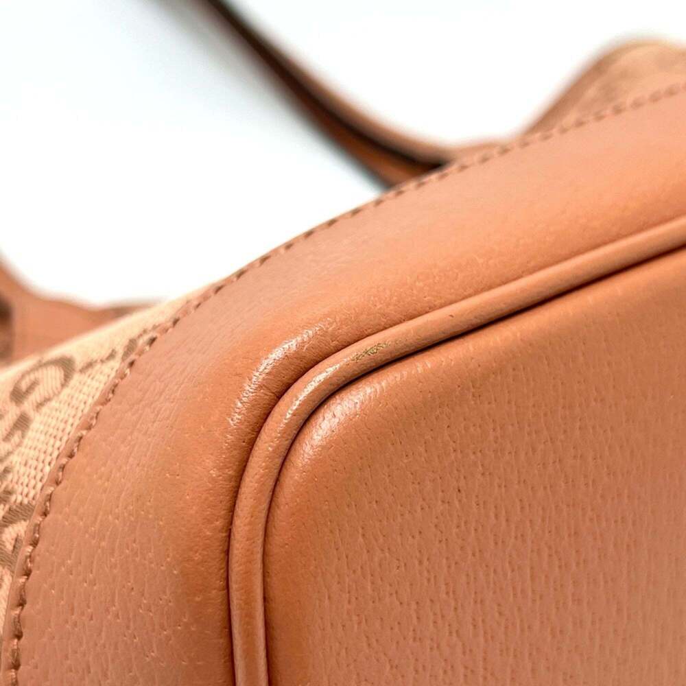 GUCCI Authentic Pink Canvas Tote Bag - Picture 7 of 16